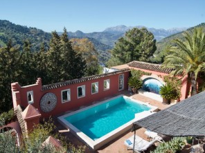 Unique 2 bedroom Moorish-style Apartment with swimming pool and exotic garden in Gaucín village, Andalucia, Spain